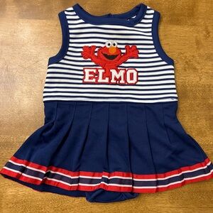 Y2K 2007 Elmo onesie with skirt 3-6 months